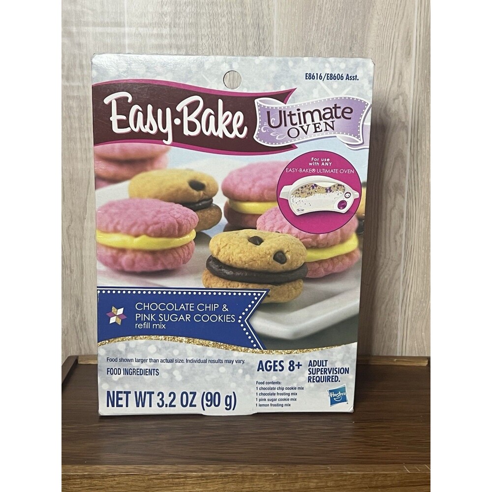Easy-Bake Ultimate Oven Chocolate Chip & Pink Sugar Cookie Refill Mix